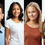 **

Diverse group of customers segmented by demographics (age, gender, income), geography (urban/rural), and lifestyle.  Visual representation of customer segmentation importance for business.  Modern digital marketing context.

**